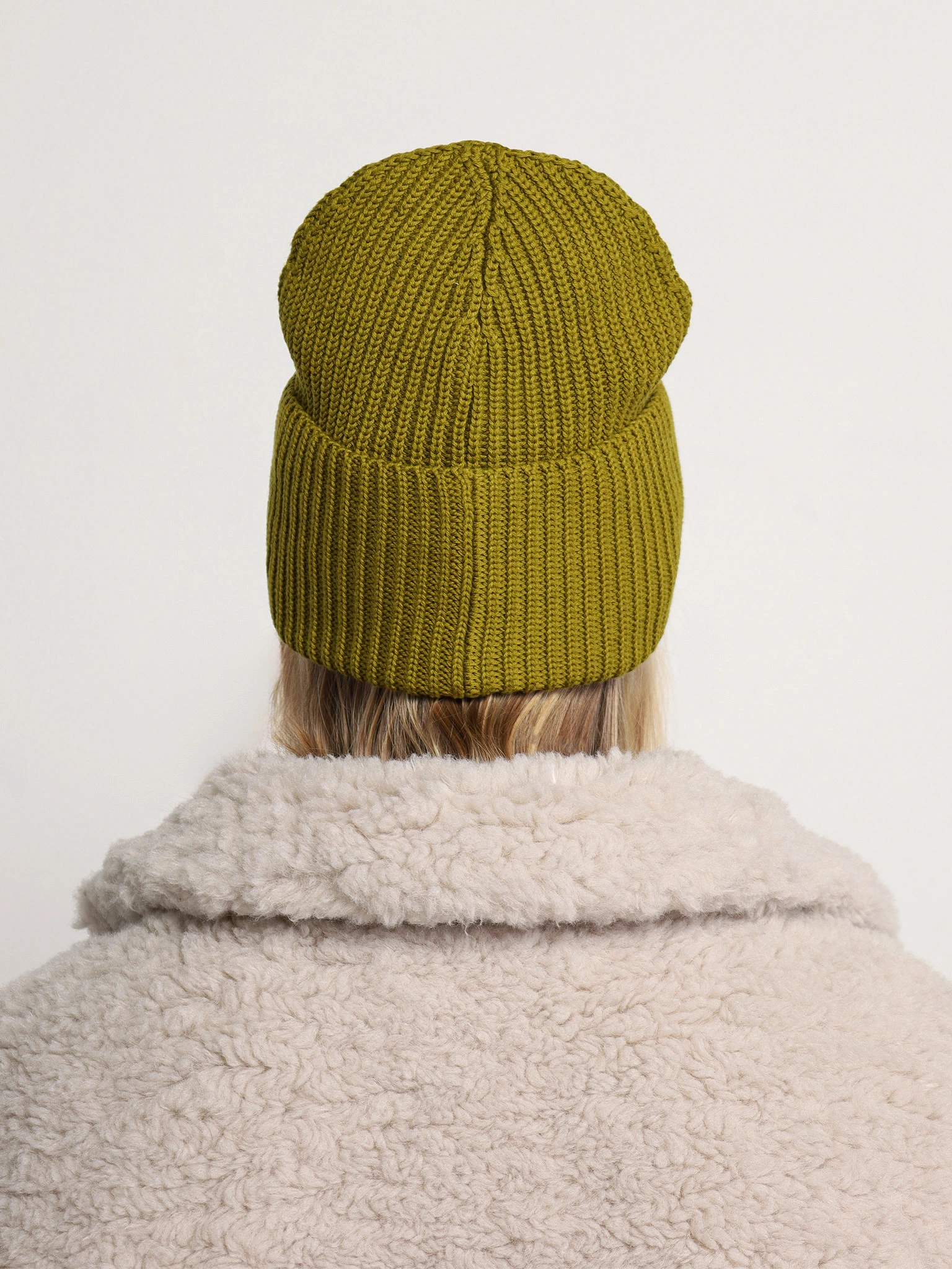 Шапка-бини с отворотом